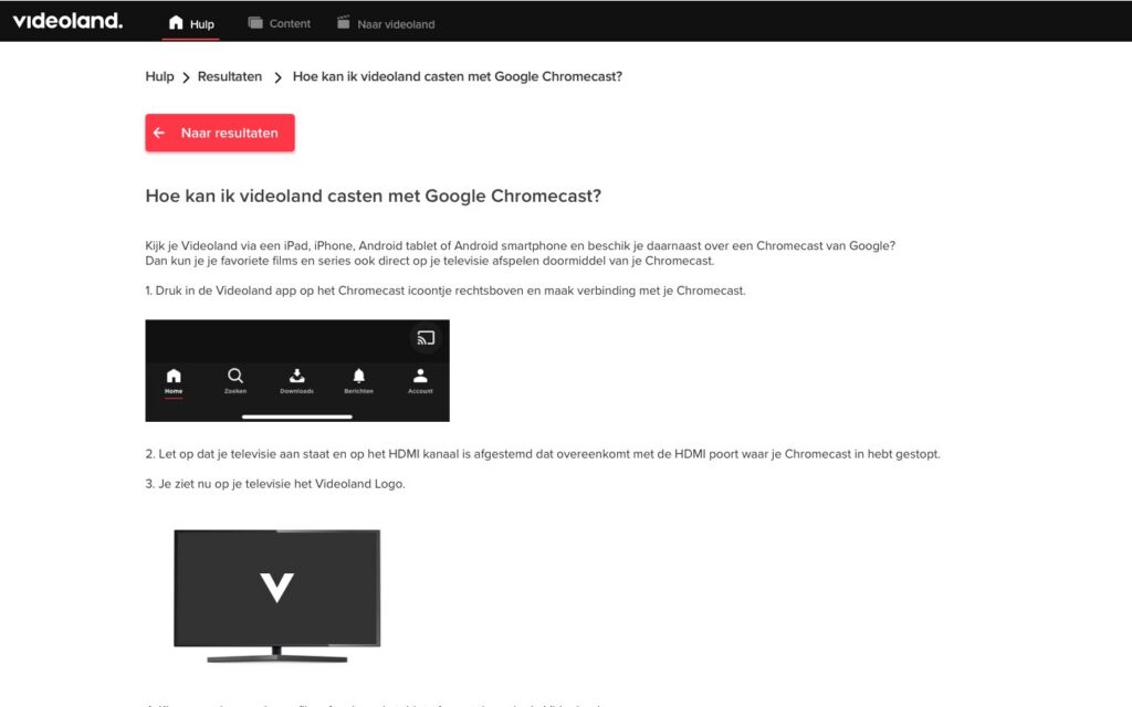 Help article with supporting images