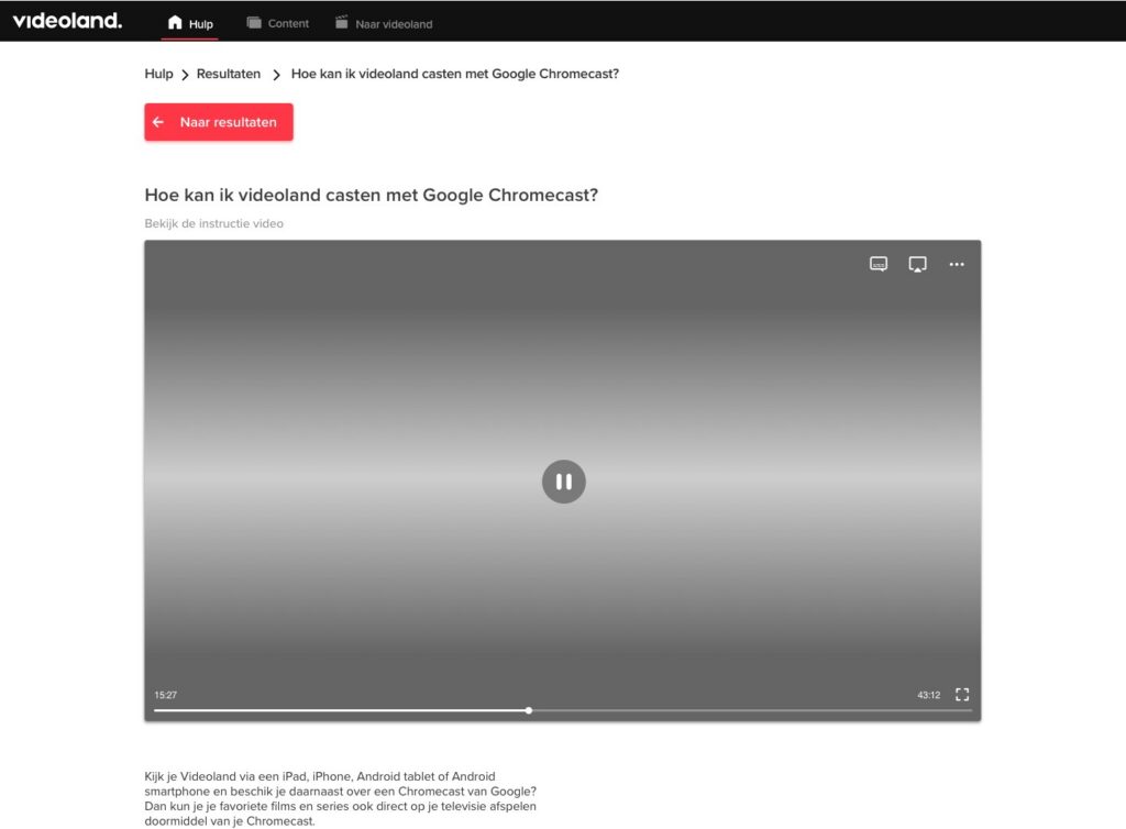 Video article with a written transcript
